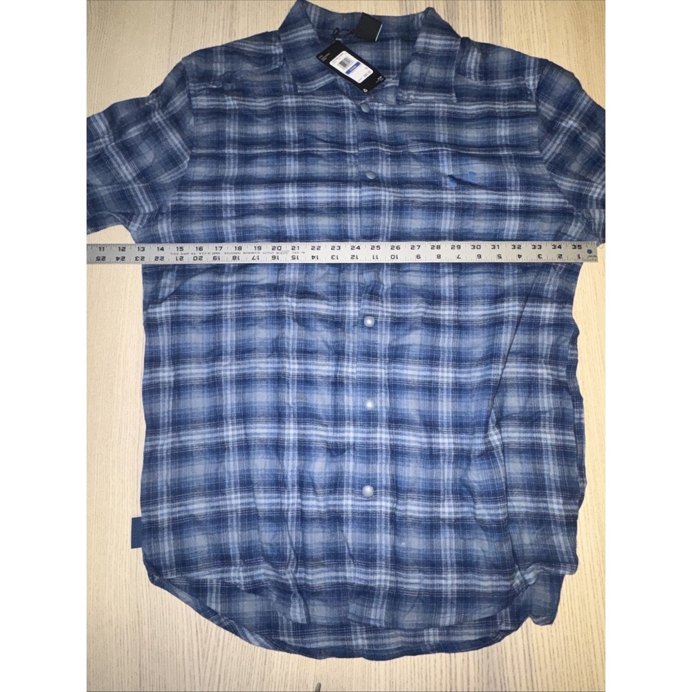 Under Armour Mens XL Flannel Shirt Tradesman Flex Blue Plaid Long Sleeve NWT UA - Picture 8 of 8